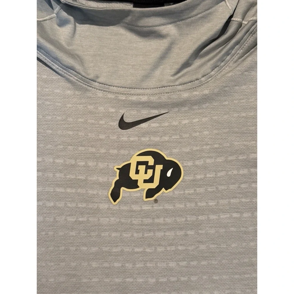 Nike Dri-FIT Colorado Buffaloes Gray Pullover Hoodie Sweatshirt